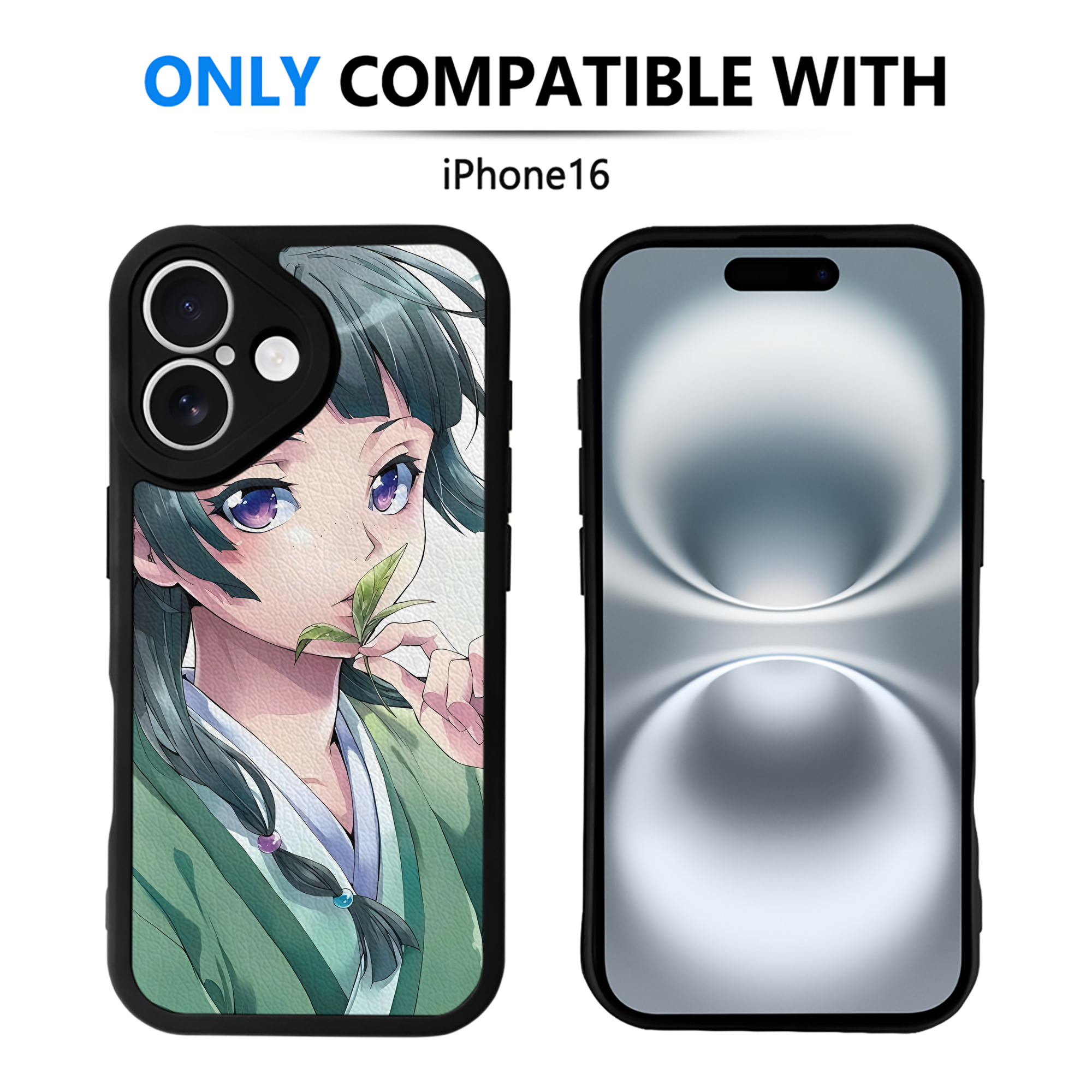 薬屋のひとりごと The Apothecary Diaries 【iPhone 16シリーズ対応】シリコンスマホケース（レザー調） 材質：シリコン